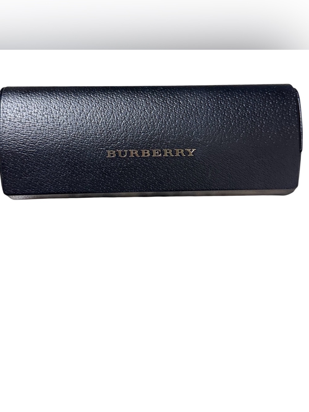 Burberry Black Eyewear Case with Gold Logo sunglasses / eye glasses